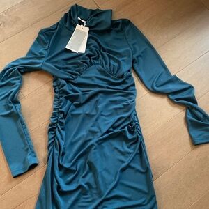 Cut Out Ruched Dress